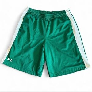 Men’s Green Loose Fit Under Armour Shorts Large